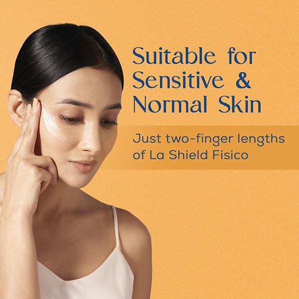 La Shield FISICO SPF 50+ & PA+++  Matte Sunscreen Gel 50 gm - Face Sunscreen