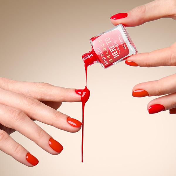 Swiss Beauty Select Here To Stay Nail Enamel With High Gloss Finish Thats Burgundy 12 ml - Nail Polish