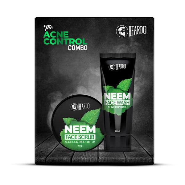 Beardo Acne Control - Neem (Combo) - Face Wash & Cleansers