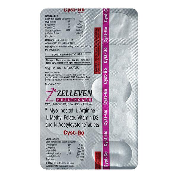 CYST GO Tablet 10's - Supplements-Sup