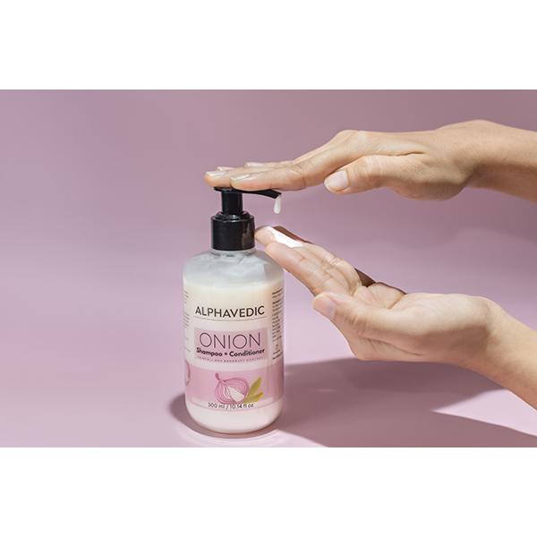 Alphavedic Onion Shampoo + Conditioner 300 ml - Shampoos