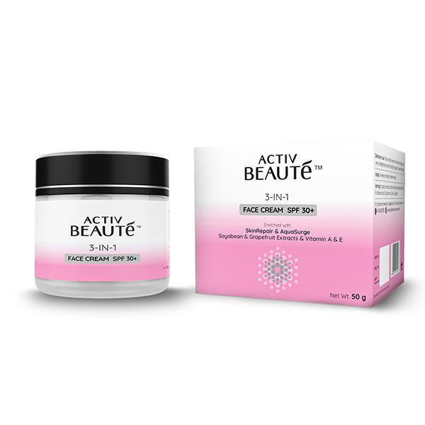 Netmeds | Activ Beaute 3-in-1 Face Cream + SPF 30 50 gm