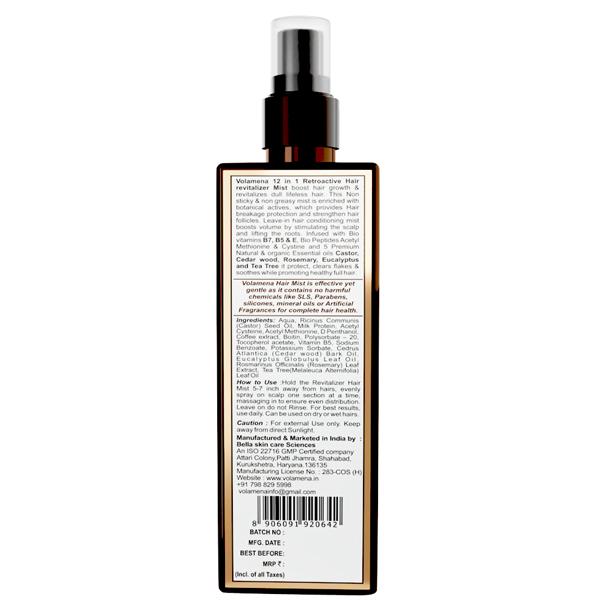 Volamena 12-in-1 Retroactive Hair Revitalizer Mist 100 ml - Hair Sprays & Mists