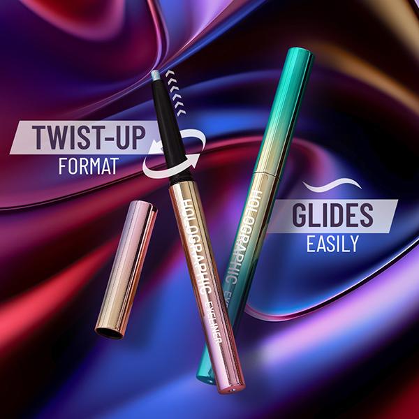 Swiss Beauty Holographic Eyeliner Shade- Nebula 0.2 gm - Eyeliners