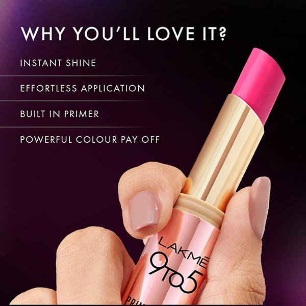 Lakme 9 to 5 P+S Lipstick Pink Flamingo 3.6 gm - Lipsticks
