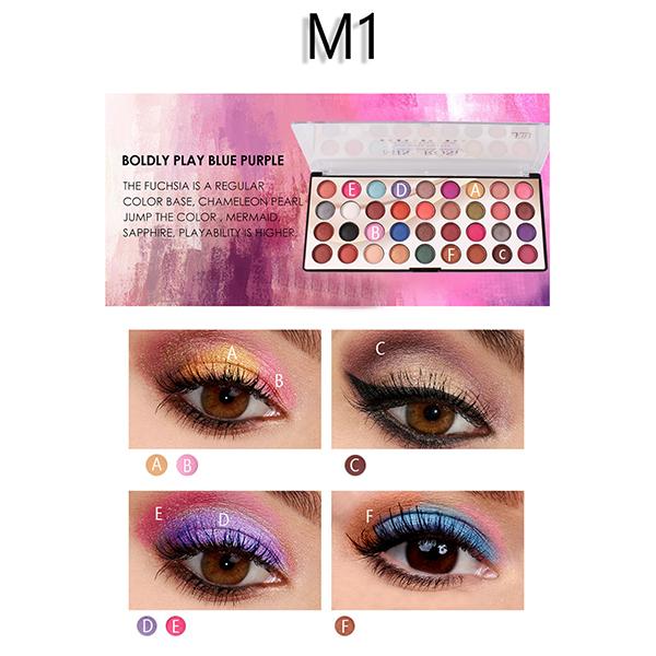 Miss Rose Professional 36 Color Eyeshadow Palette 7001 - 060 M1 20 gm - Face Palettes