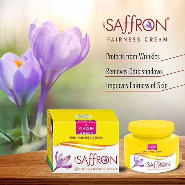 VI-John Women Saffron Haldi Chandan Fairness Cream with Vitamin E 50 gm - Bb & Cc Creams