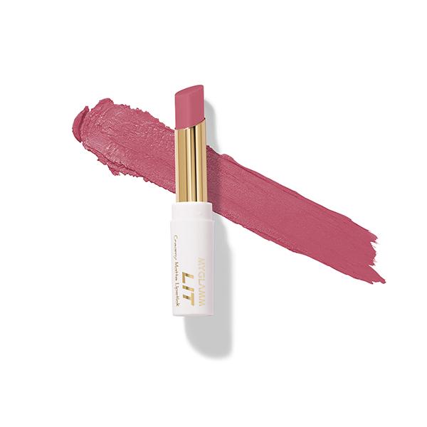 Myglamm Lit Creamy Matte Lipstick - Tequila Sunrise 3.7 Gm - Lipsticks