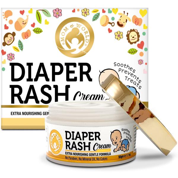 Mom & World Diaper Rash Cream 50 gm - Rash Creams