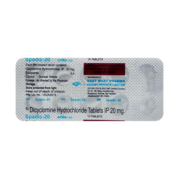 Netmeds | Spadic 20mg Tablet 10'S
