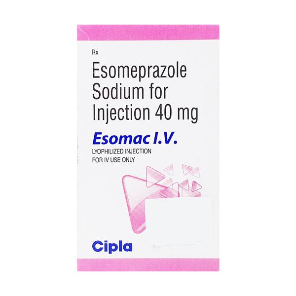 Esomac IV Injection 1's - Ulcer/Reflux/Flatulence-Aaa