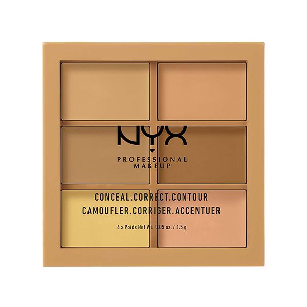 Netmeds | Nyx Professional Makeup Conceal, Correct, Contour Palette - 3CP02 Medium,Moyen 9 gm