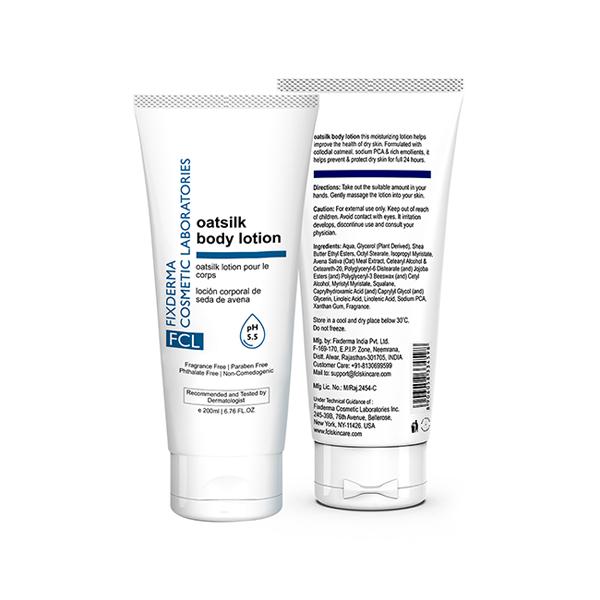 Fixderma Cosmetic Laboratories (FCL) Body Lotion - Oatsilk 200 ml - Lotions & Creams