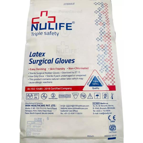 Netmeds | NULIFE 6 Sterile Gloves 2's