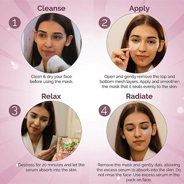 Luxa Derme Under Eye Revive Bio Cellulose Sheet Mask (Pack 2 x 5ml) 1's - Eye Masks