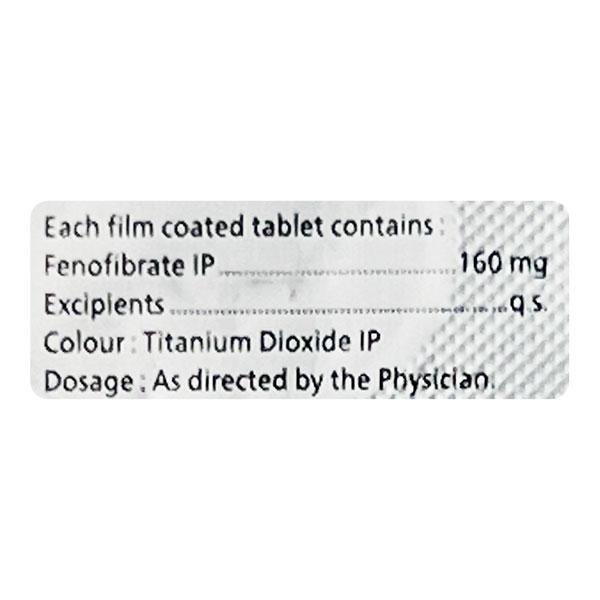 FENOTAG 160 MG Tablet 10's - High Cholesterol-Dys