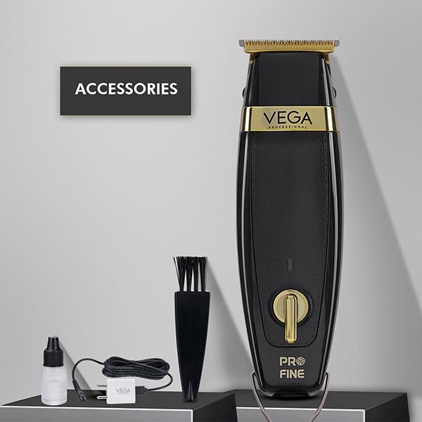 VEGA Professional Pro Fine Hair Trimmer for Salon and Home Use with 300 Mins Runtime, (VPMHT-05) 1's - Trimmers