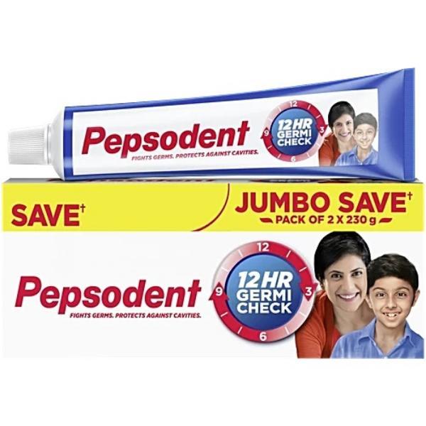 Pepsodent 12hr Germi Check Toothpaste (Pack of 2 x 230 g) - Toothpaste