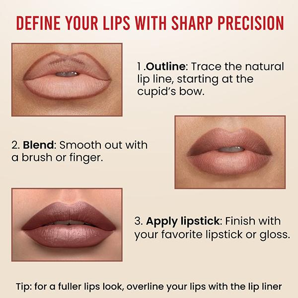 Insight Cosmetics Color Rich Lip Liner - Unclad Nude 1.5 gm - Lip Liners