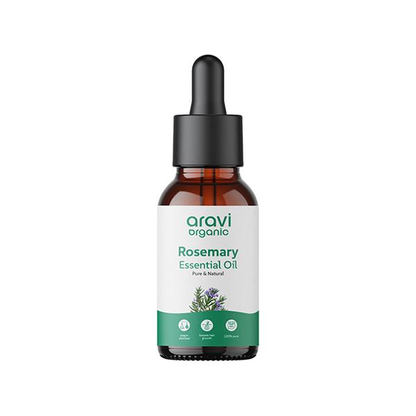 Netmeds | Aravi Organic Rosemary Essential Oil 100% Pure Oil 15 ml