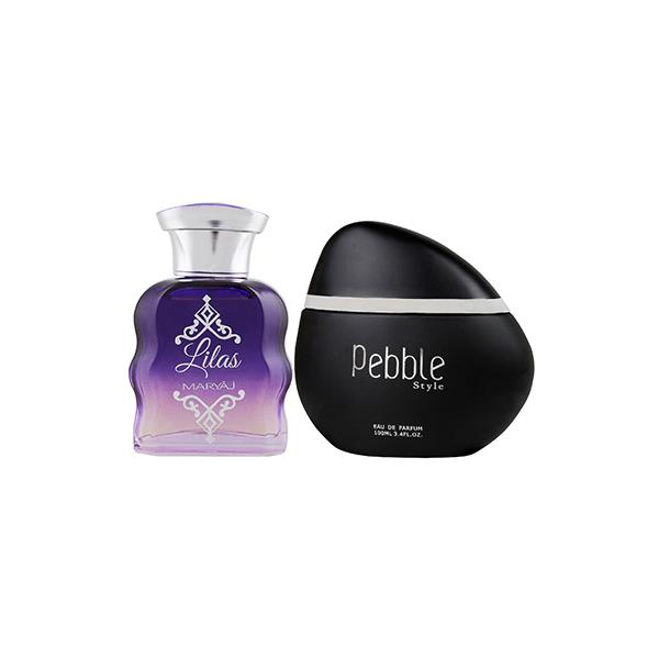 Netmeds | Maryaj Lilas EDP Citrus Floral Perfume And Maryaj Pebble Style EDP Spicy Woody Perfume 200 ml