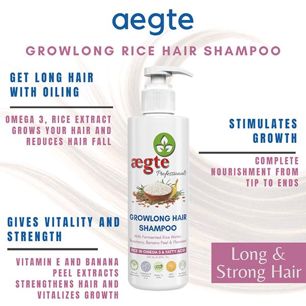 Aegte Growlong Rice Shampoo 250 ml - Shampoos