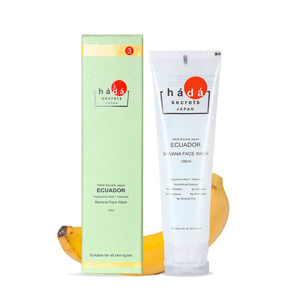 Hada Secrets Japan Ecuador Banana Facewash 110 ml