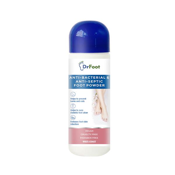 Netmeds | Dr Foot Antibacterial & Antiseptic Foot Powder 100 gm