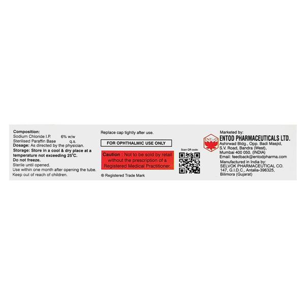 Soline 6 Eye Ointment 3Gm - Eye conditions-Oth