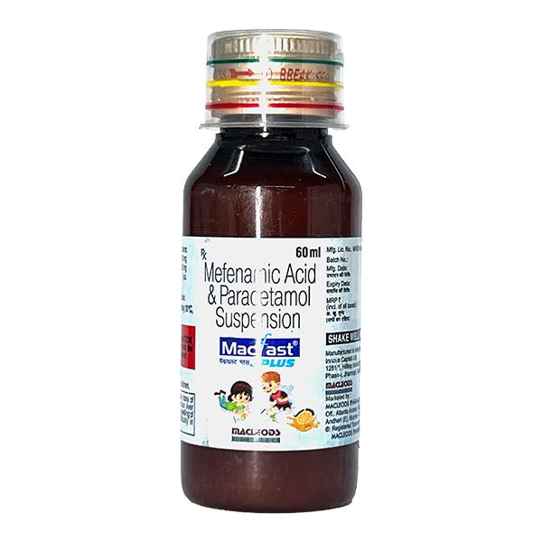 MACFAST PLUS Syrup 60ml - Pain relief-Nsa