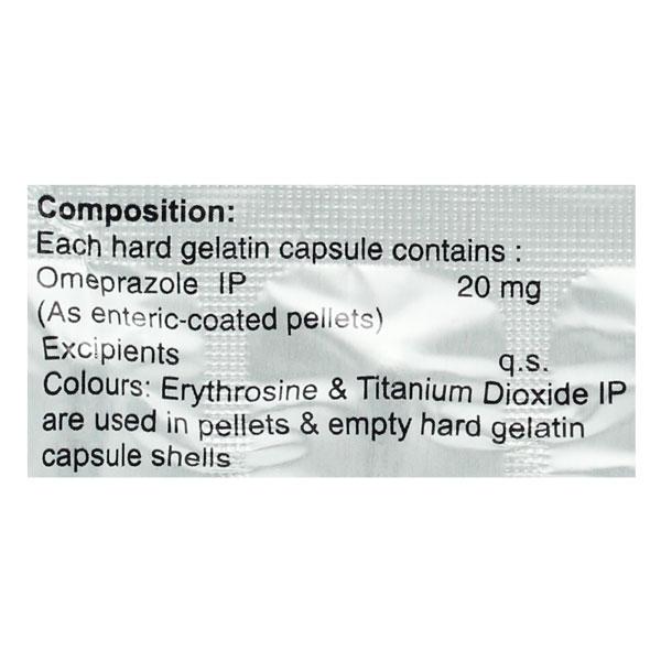 Omefol 20mg Capsule 15'S - Ulcer/Reflux/Flatulence-Aaa