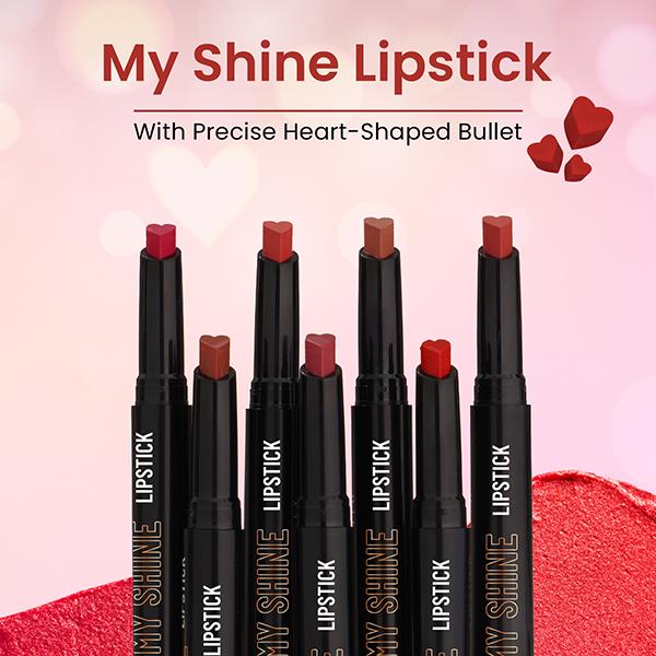 Swiss Beauty My Shine Lipstick - It'S Rouge 1.5 gm - Lipsticks