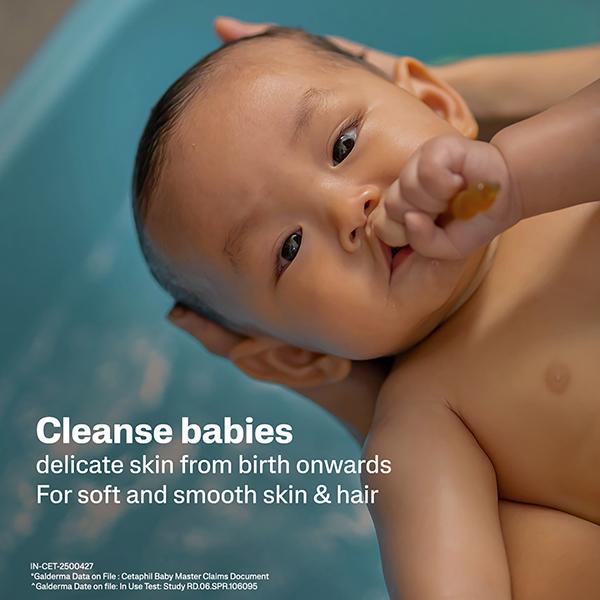 Cetaphil Baby Wash & Shampoo With Organic Calendula 400 ml - Baby Body Wash
