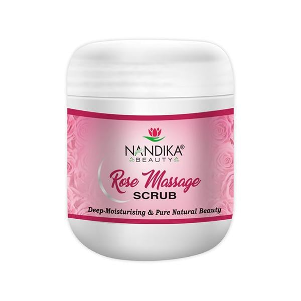 Netmeds | Nandika Beauty Face Massage Scrub - Rose 500 gm