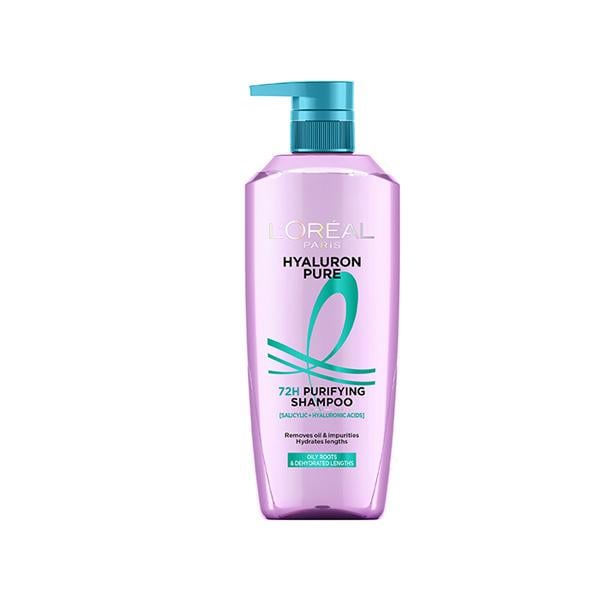 L'Oreal Paris Hyaluron Pure 72H Purifying Shampoo for Fresh Scalp & Hydrated Hair 800 ml - Shampoos