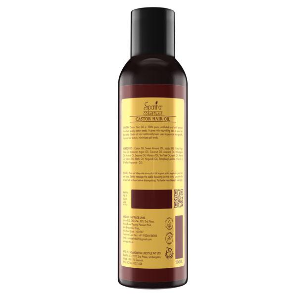 Spantra Castor Hair Oil 200 ml - Hair Oils
