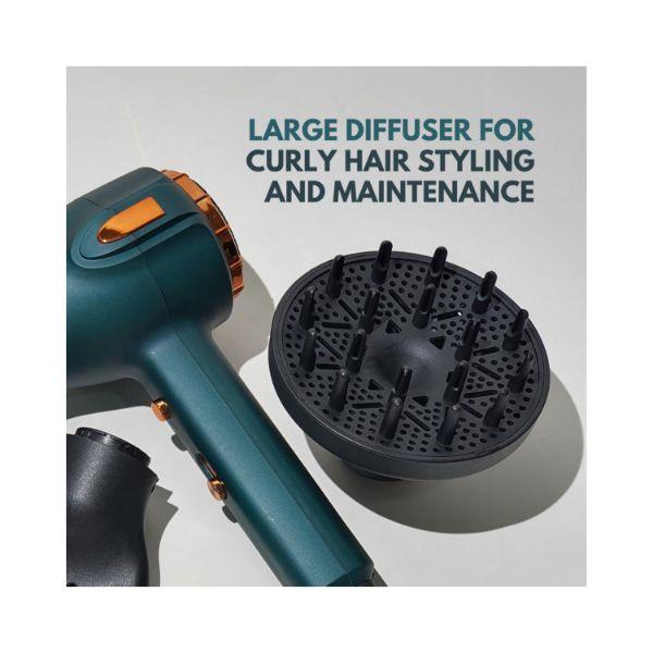 Alan Truman force 7799 - 1800W Super Powerful Ac Motor Hair Dryer With Large Diffuser- Jade Green 1's - Hair Dryers