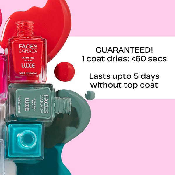 Faces Canada Ultime Pro Splash Luxe Nail Enamel - Jade Mist (L37) 12 ml - Nail Polish