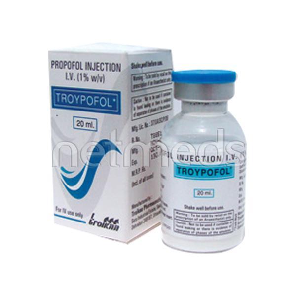 Troypofol Injection 20ml - Anaesthesia General
