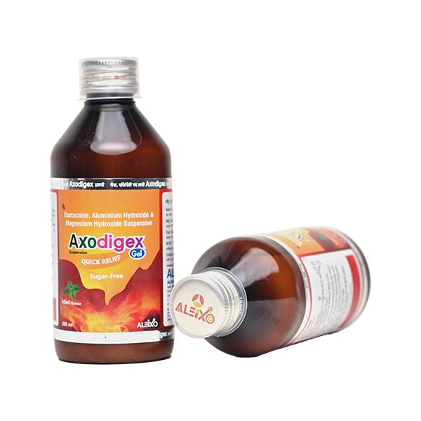 AXODIGEX SUGAR FREE MINT FLAVOUR Gel 200ml - Ulcer/Reflux/Flatulence-Aaa