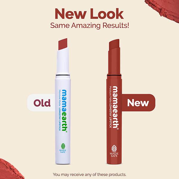 Mamaearth Moisture Matte Long stay Lipstick with Avocado Oil & Vitamin E for 12 Hour Long Stay 13 Citrus Nude 2 gm - Lipsticks