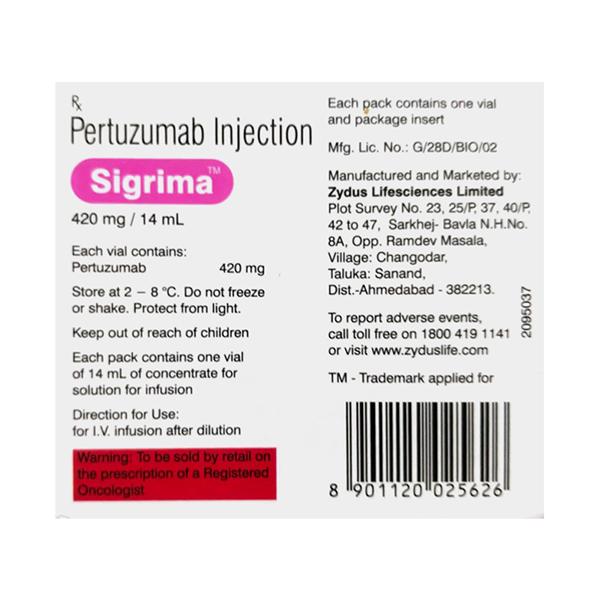 SIGRIMA Injection 14ml - Cancer Oncology-Cyt