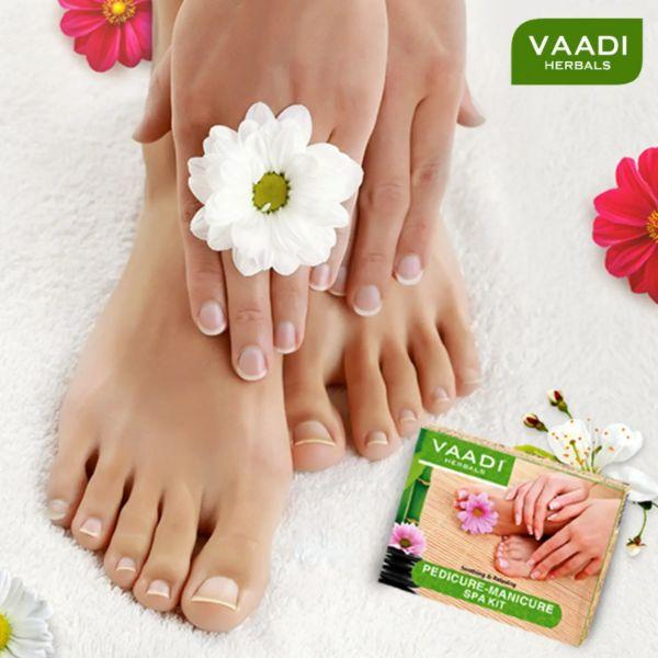 Vaadi Herbals Pedicure Manicure Spa Kit - Soothing & Refreshing 640 gm - Manicure & Pedicure Kits