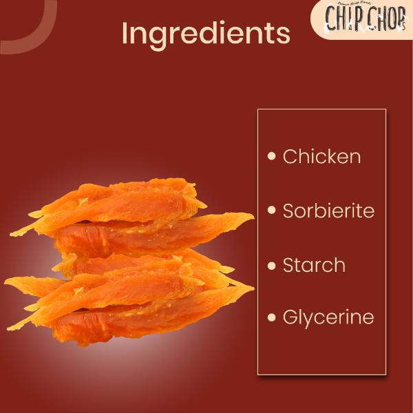 Chip Chops Sun Dried Chicken Jerky 70 gm - Petfood