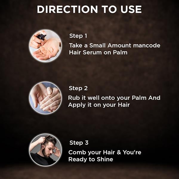 Mancode Hair Serum 100 ml - Hair Serums
