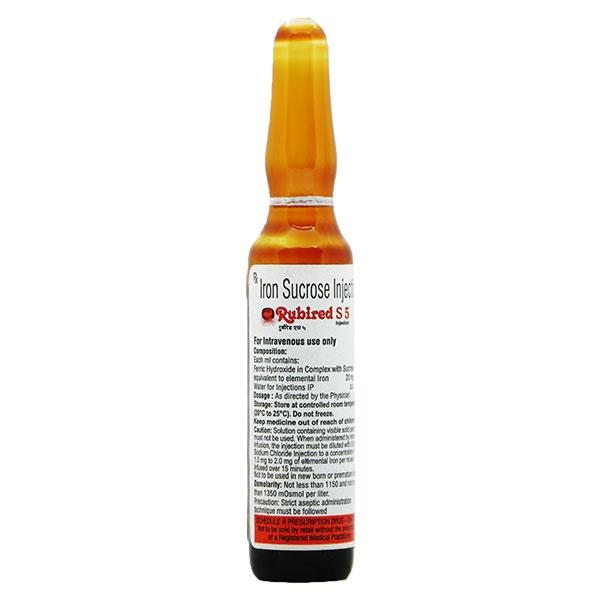 Rubired S 5 Injection 5ml - Iron Supplement/Anaemia-Vma