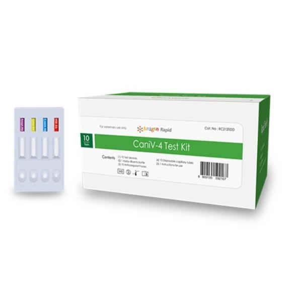 Anigen Rapid CaniV - 4 Test kit 10's