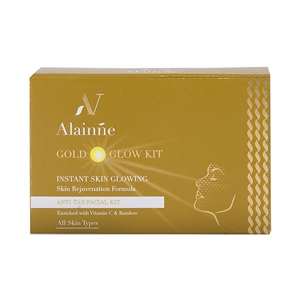 Alainne Gold Glow Facial Kit 50G Each 5's - Facial Kits