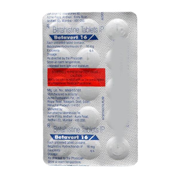 Netmeds | BETAVERT 16 Tablet 15's