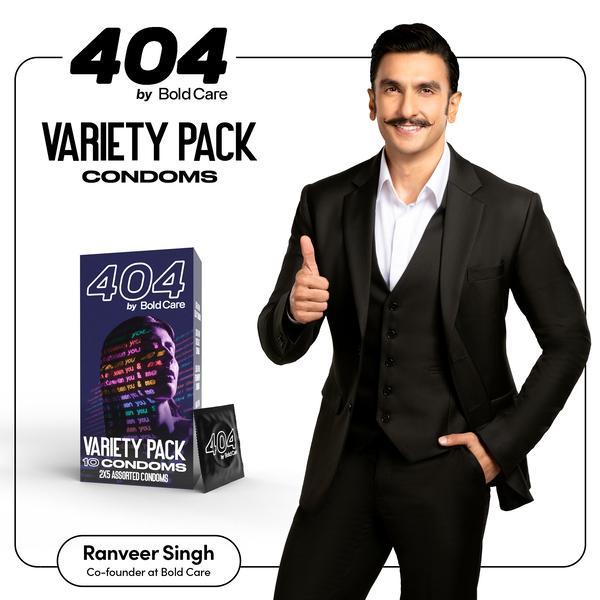 Bold Care 404 by Bold Care Variety Pack Condoms (Pack of 3 x 10) - Plain/Flavoured Condoms